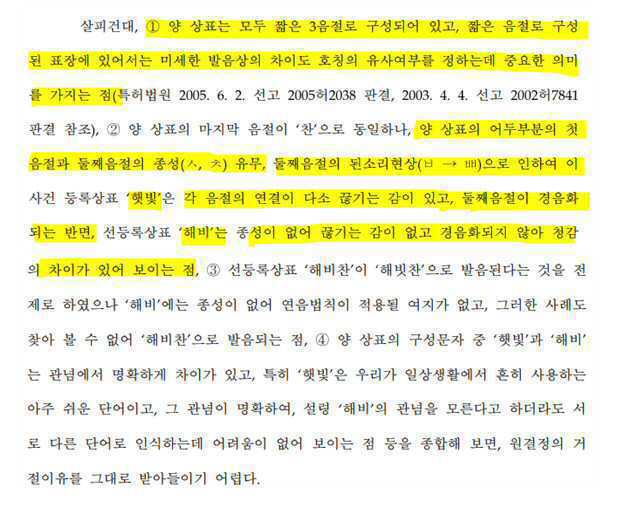 특허심판원 심결문